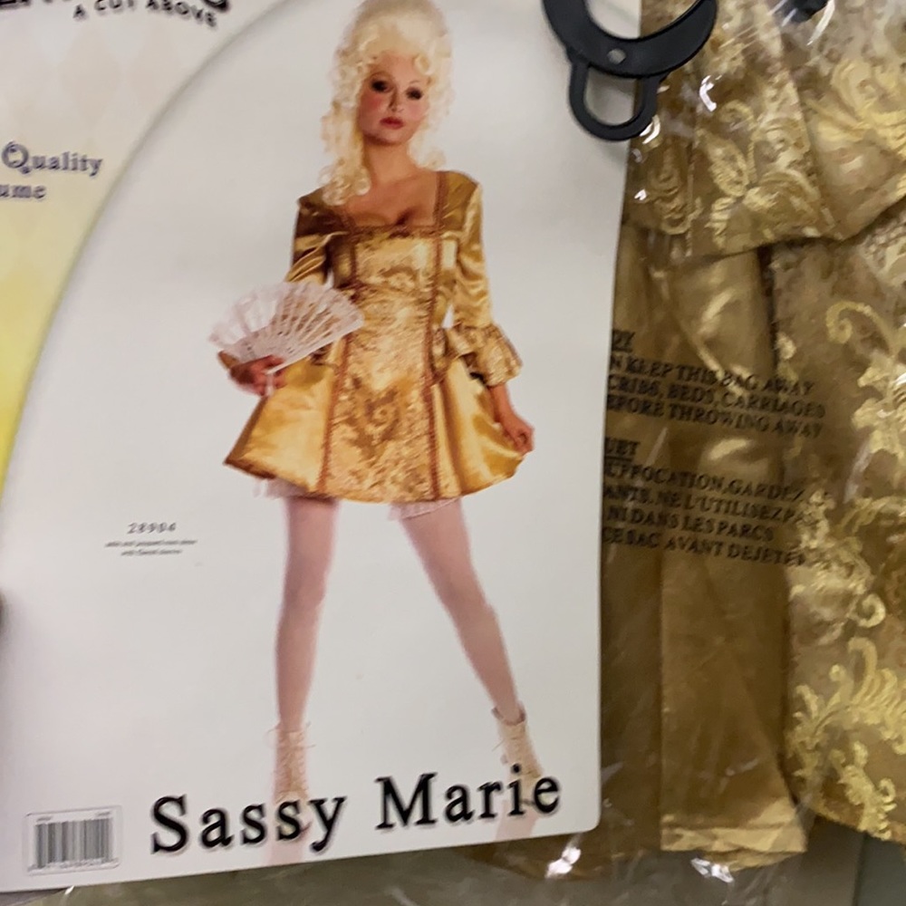 Sassy Marie Gold Costume